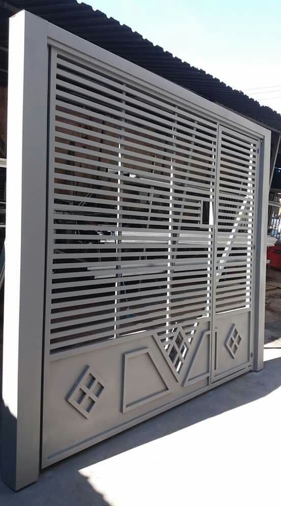 Luxury Stainless Steel Entry Gate Installation in Al Salam